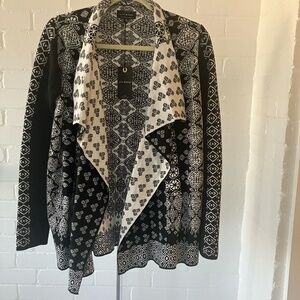 NWT Lucky Brand Small/Petite Cascading  Open Cardigan
